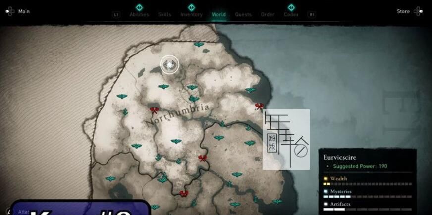 《刺客信条：英灵殿》图文全攻略 全支线任务全收集攻略
