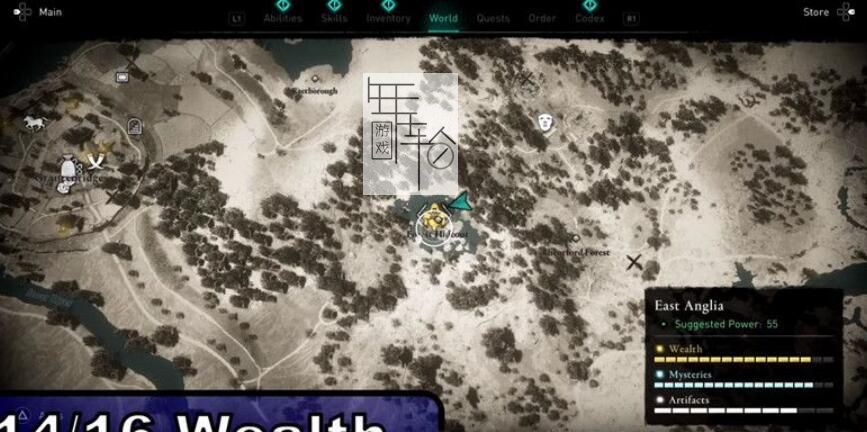 《刺客信条：英灵殿》图文全攻略 全支线任务全收集攻略
